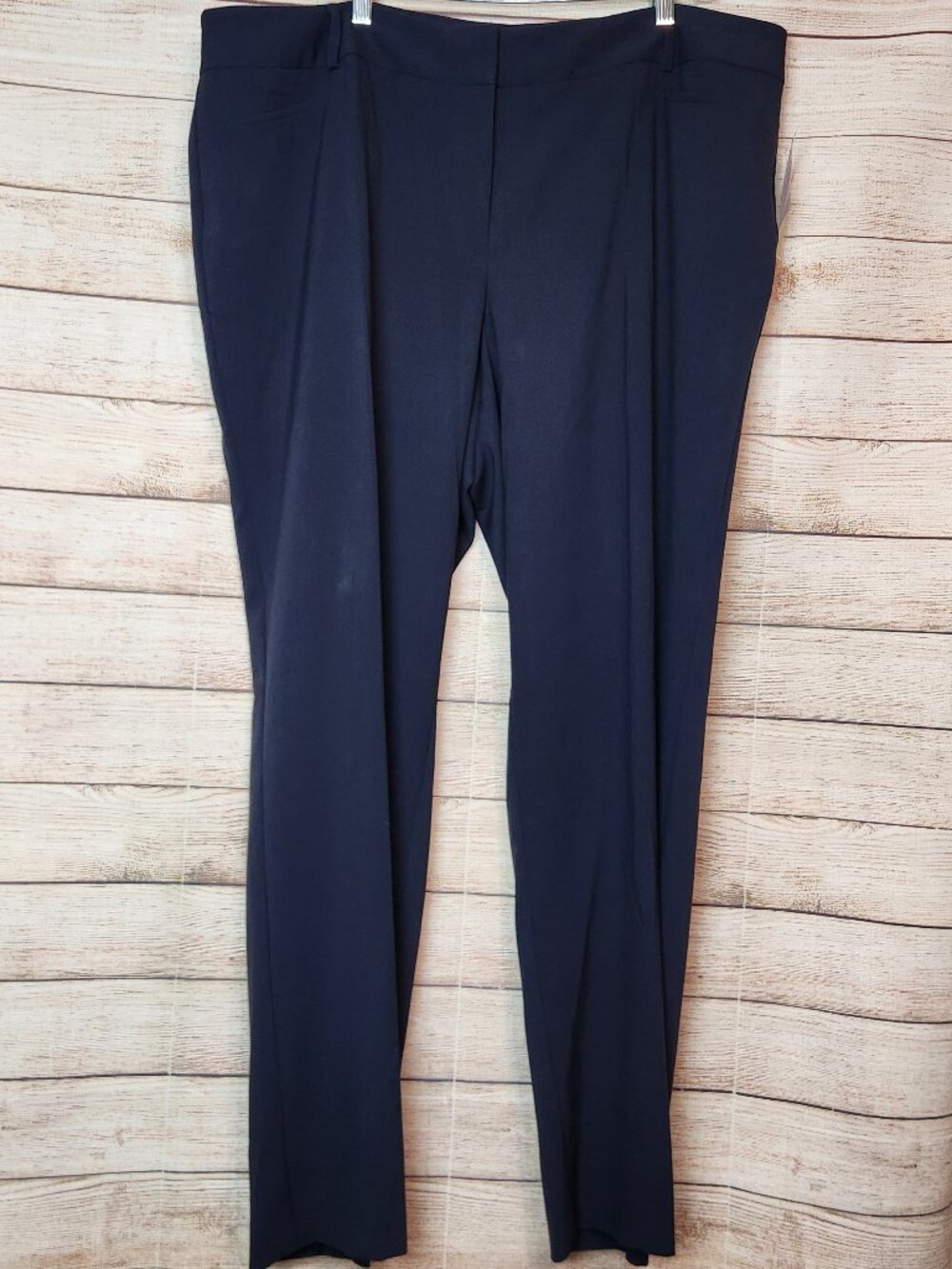 MICHAEL Michael Kors Gramercy Fit Navy Blue Pants 20W Regular Plus Size NWT